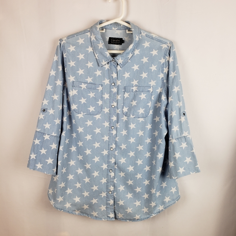 Cavalini denim collection shirt